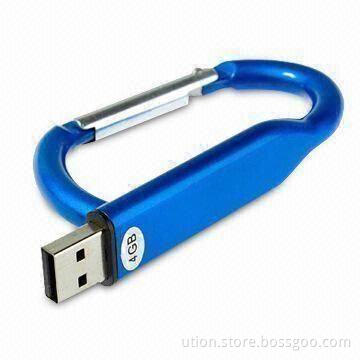 Gold USB Flash Drive, Supports 1 to 64GB Capacity and High-speed